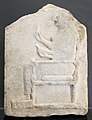 Grabstele mit sitzender Frau um 620–610 v. Chr. Louvre Paris