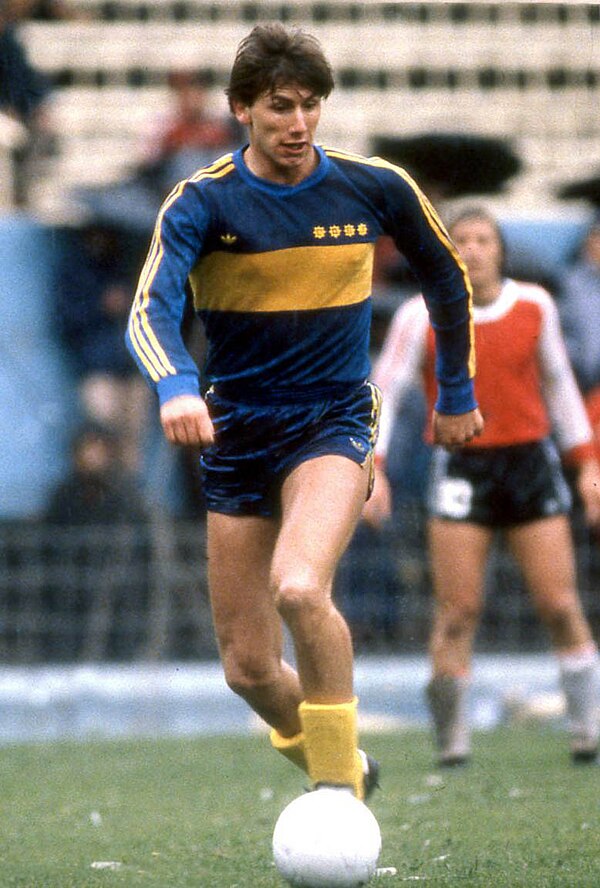 Gareca with Boca Juniors in 1980