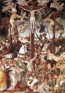 Gaudenzio Ferrari, Crucifixion, 1513, fresco, Santa Maria delle Grazie, Varallo Sesia