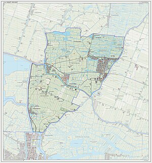 Plattegrond van de gemeente Graft-De Rijp