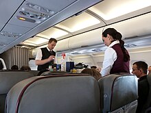 Flight attendants for Germanwings delivering in-flight services Germanwings - Service.jpg