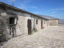 Communist era prison in Gjirokaster Gjirokaster Castle Albania - Prison outside 2.JPG