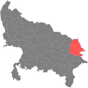 Gorakhpur division Gorakhpur division.svg