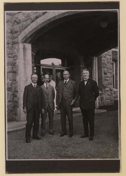 File:Group of principals attending the clinical congress of surgeons of America, and comprising Sir William Taylor, KBE, Col Scrimger, VC, Lt Col Armstrong, CMG, Sir Berkeley Moynihan, KCMG (HS85-10-37941) original.tif