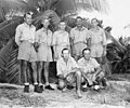 Group portrait of Bikini Resurvey scientists who studied under Dr L P Schultz, Bikini Atoll, summer 1947 (DONALDSON 294).jpeg