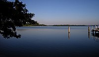 Gudelacksee, Dampferanlegestelle