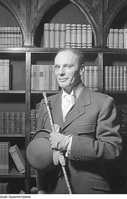Gustaf Gründgens (1899-1963), op wie het hoofdpersonage Hendrik Höfgen is geïnspireerd