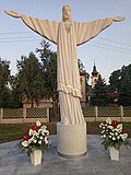 Miniatura pro Socha Krista Spasiteľa a Krížová cesta v Haniske