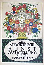 Plakat für die XIII. Schweizerische Kunstausstellung 1917