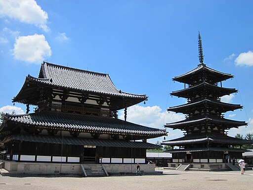 Horyu-ji National Treasure World heritage 国宝・世界遺産法隆寺85
