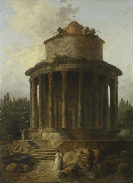 File:Hubert Robert - A Round Temple Once Dedicated to Venus.jpg