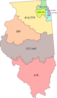 Area code 618 Telephone area code for southern Illinois