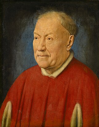 <i>Portrait of Cardinal Niccolò Albergati</i> Painting by Jan van Eyck