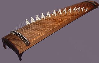 <i>Koto</i> (instrument) Plucked 13- or 17-string Japanese instrument