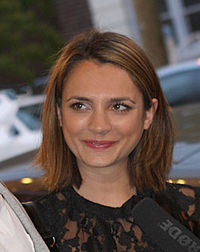 Jessica Tovey (pictured) plays Aden's main love interest, Belle Taylor. Jessica Tovey3.jpg