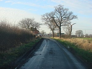 Joan Croft Persimpangan, Persimpangan, Joan Croft Lane, Thorpe di Balne - geograph.org.inggris - 326305.jpg