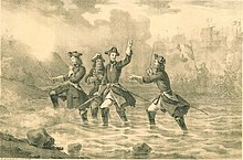King Charles XII lands in Zealand in 1700. Karl XII pa Sjalland.jpg