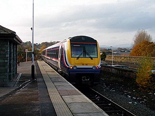 Kendal railway station Railway station in Cumbria, England