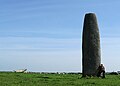 Stehender Menhir von Kergadiou, Finistère