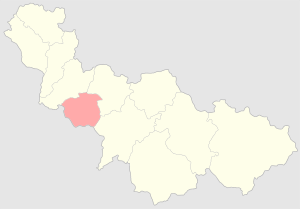 Валковский уезд на карте
