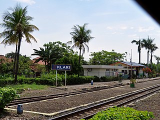 <span class="mw-page-title-main">Klari railway station</span> Railway station in Indonesia