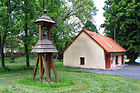 Čeština: Zvonice a hasičská zbrojnice v Dehtíně, části Klatov English: Bell tower and fire house in Dehtín, part of Klatovy, Czech Republic