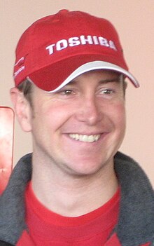 Kurt Busch (seen in 2008), the IROC XXVII champion Kurt Busch (2228680943).jpg