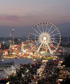 Fairplex Los Angeles County Fairgrounds in Pomona, California, United States.