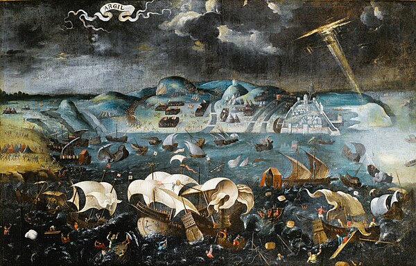 Shipwreck of Christian ships in the bay of Algiers, 1541