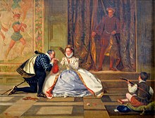 Queen Elizabeth and Leicester by William Frederick Yeames, 1865 La reine Elisabeth 1ere et Leicester-William Frederick Yeames-MBA Lyon 2014.jpeg