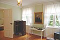 Small upper room Portrait of J.P. Lange Kleines Zimmer im Obergeschoss Portrait v. J.P.Lange