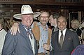 Larry Hagman and guests at the Rosewood Crescent Club (8393390544).jpg