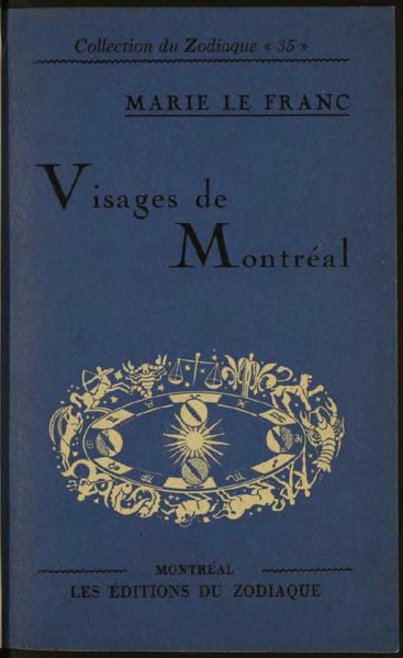 Fichier:Le Franc - Visages de Montréal, 1934.djvu