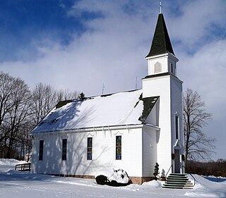 <span class="mw-page-title-main">Leer Lutheran Church</span> Historic church in Michigan, United States