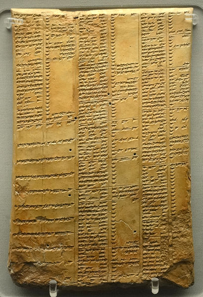 File:Library of Ashurbanipal synonym list tablet.jpg