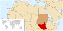 РасположениеS SouthernSudan.svg