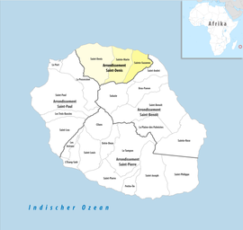 Lage innerhalb von Réunion