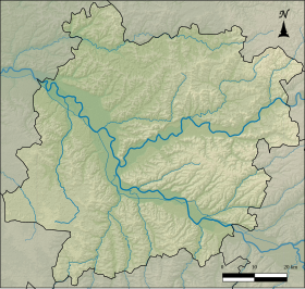 Lot-et-Garonne'nin topografik haritasına bakın