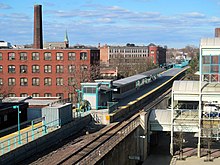 Downtown Lynn and the MBTA Lynn station 2015 Lynn station, April 2015.JPG