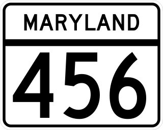 <span class="mw-page-title-main">Maryland Route 456</span> State highway in Maryland, United States