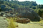 Bobastro: Ruine einer mozarabischen Höhlenkirche