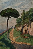 Mališa Glisić - Road to mount Circeo, 1913