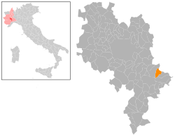 Locatie van Castelnuovo Belbo
