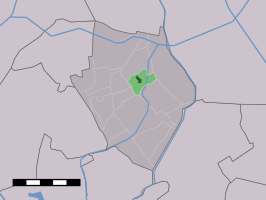 Kaart van Lutjewinkel