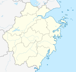 Zhoushan is located in Zhejiang