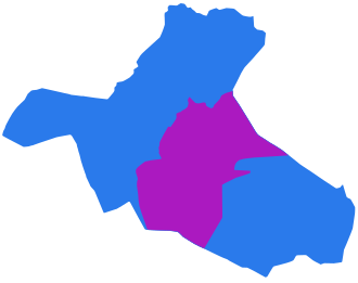 Map of Cancienes within Corvera Map corvera cancienes.svg