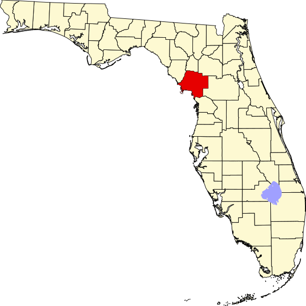 File:Map of Florida highlighting Levy County.svg