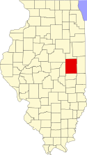 Location within Illinois