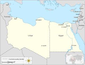 Map of Libya and Egypt.svg