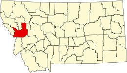 Contea di Missoula – Mappa